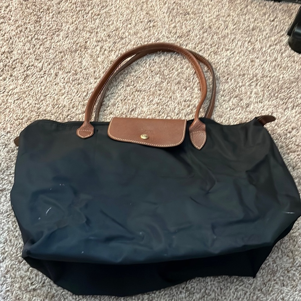AUTHENTIC  Longchamp Travel Tote Bag black
